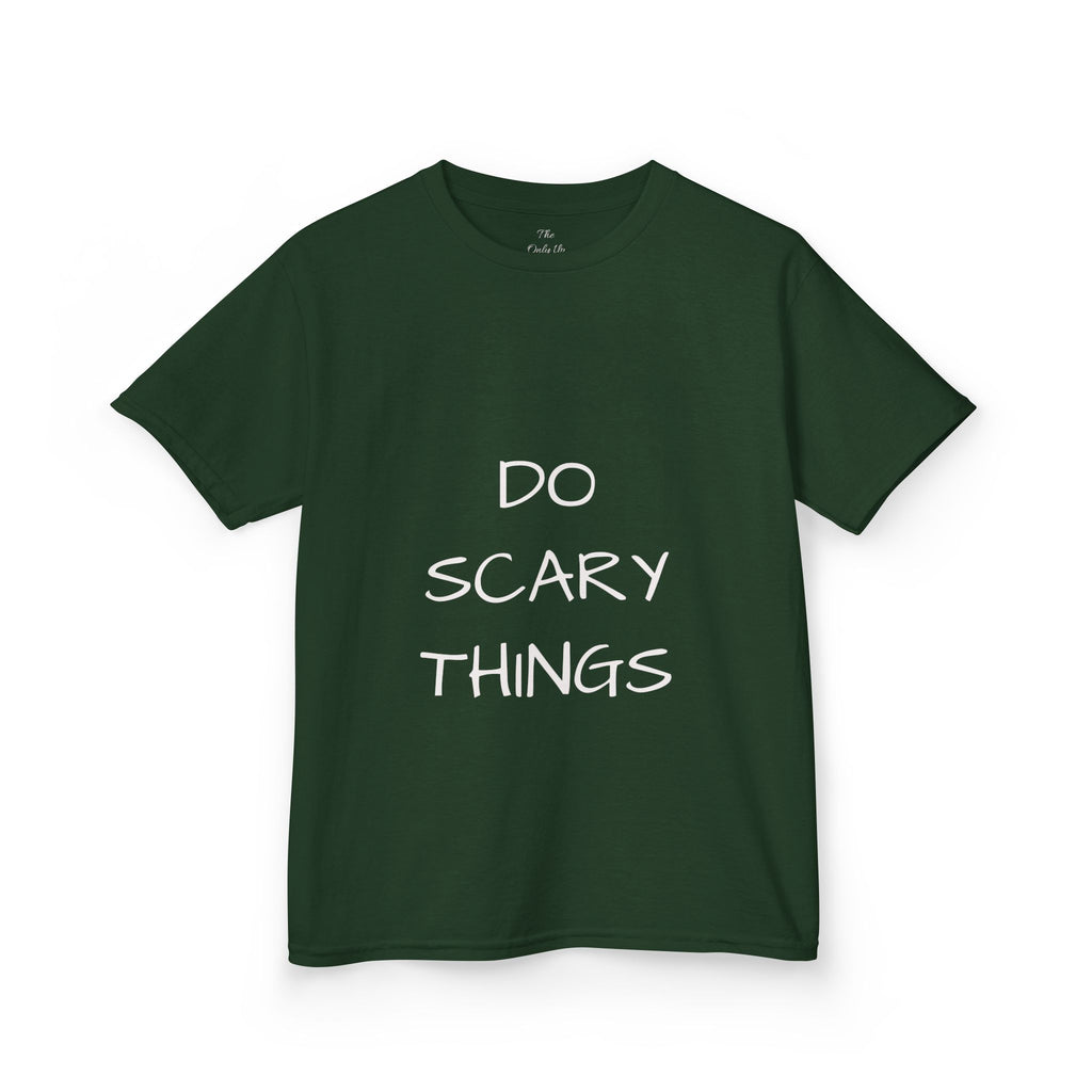 Do Scary Things Kids T-Shirt — Motivational Brave Kids Tee