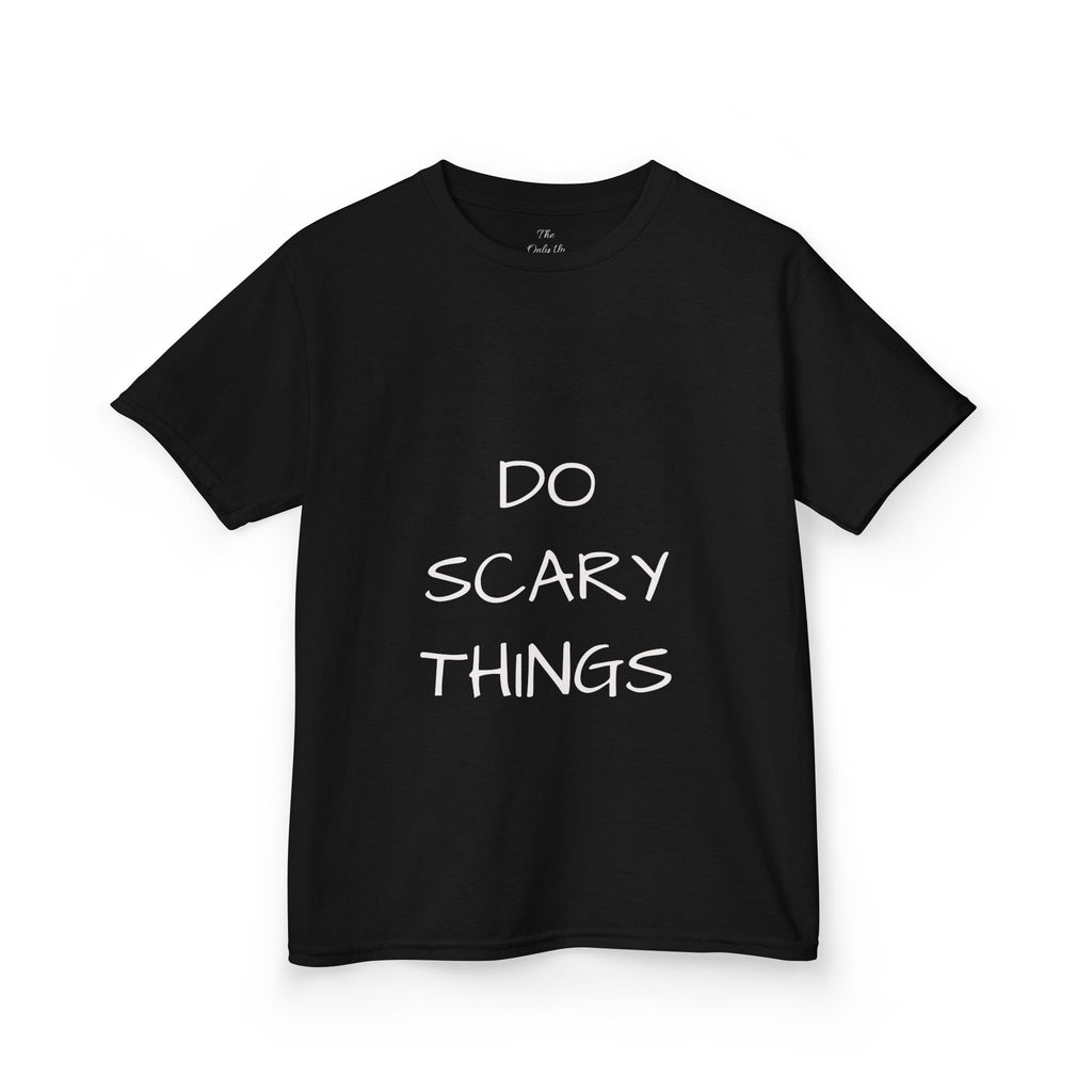 Do Scary Things Kids T-Shirt — Motivational Brave Kids Tee