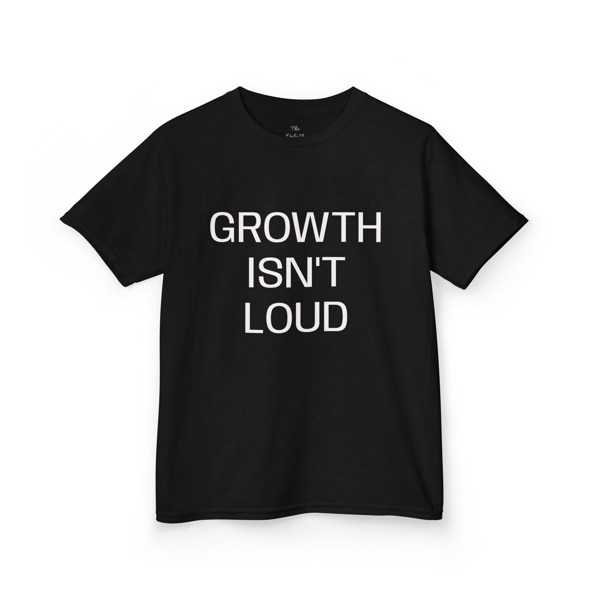 Growth Isn't Loud Kids Tee — Inspirational Quote Shirt for Children