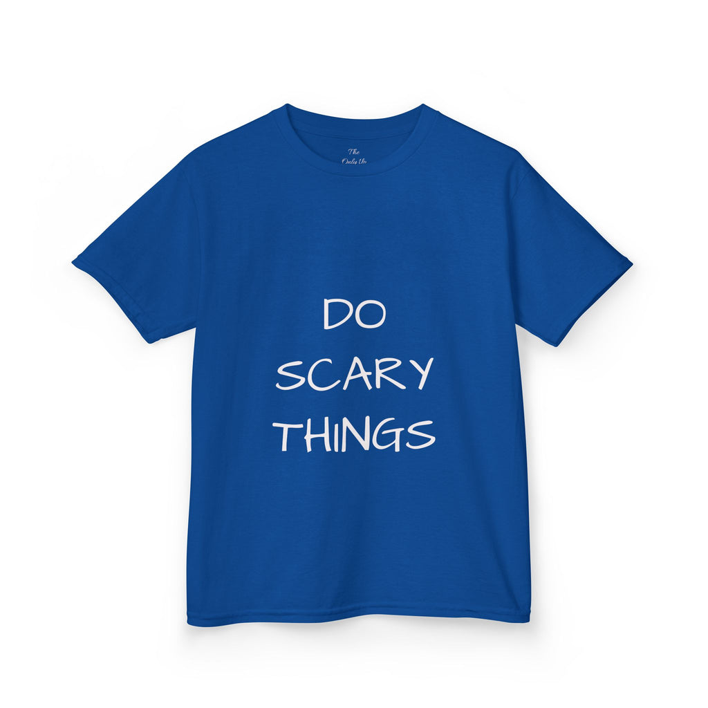 Do Scary Things Kids T-Shirt — Motivational Brave Kids Tee