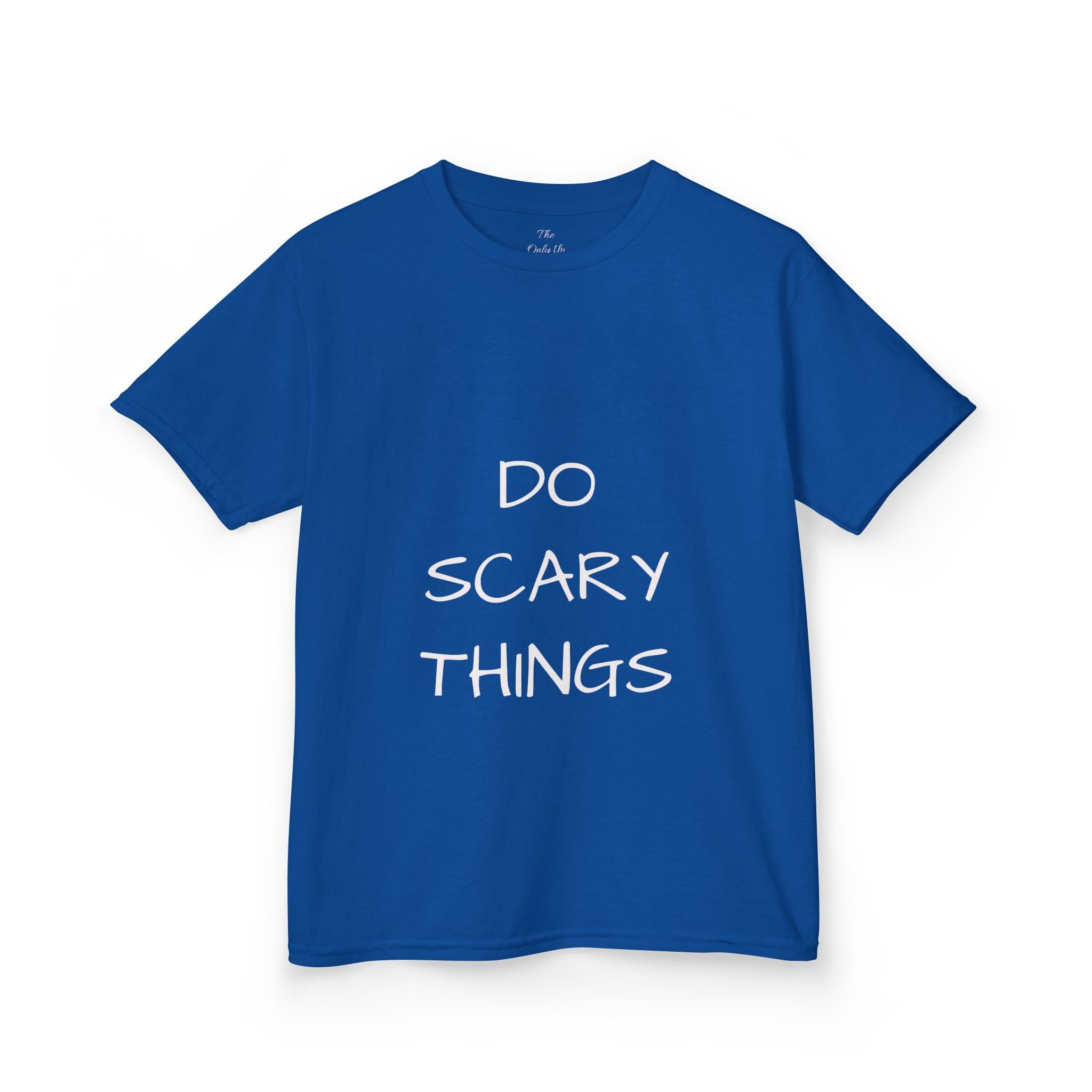 Do Scary Things Kids T-Shirt — Motivational Brave Kids Tee