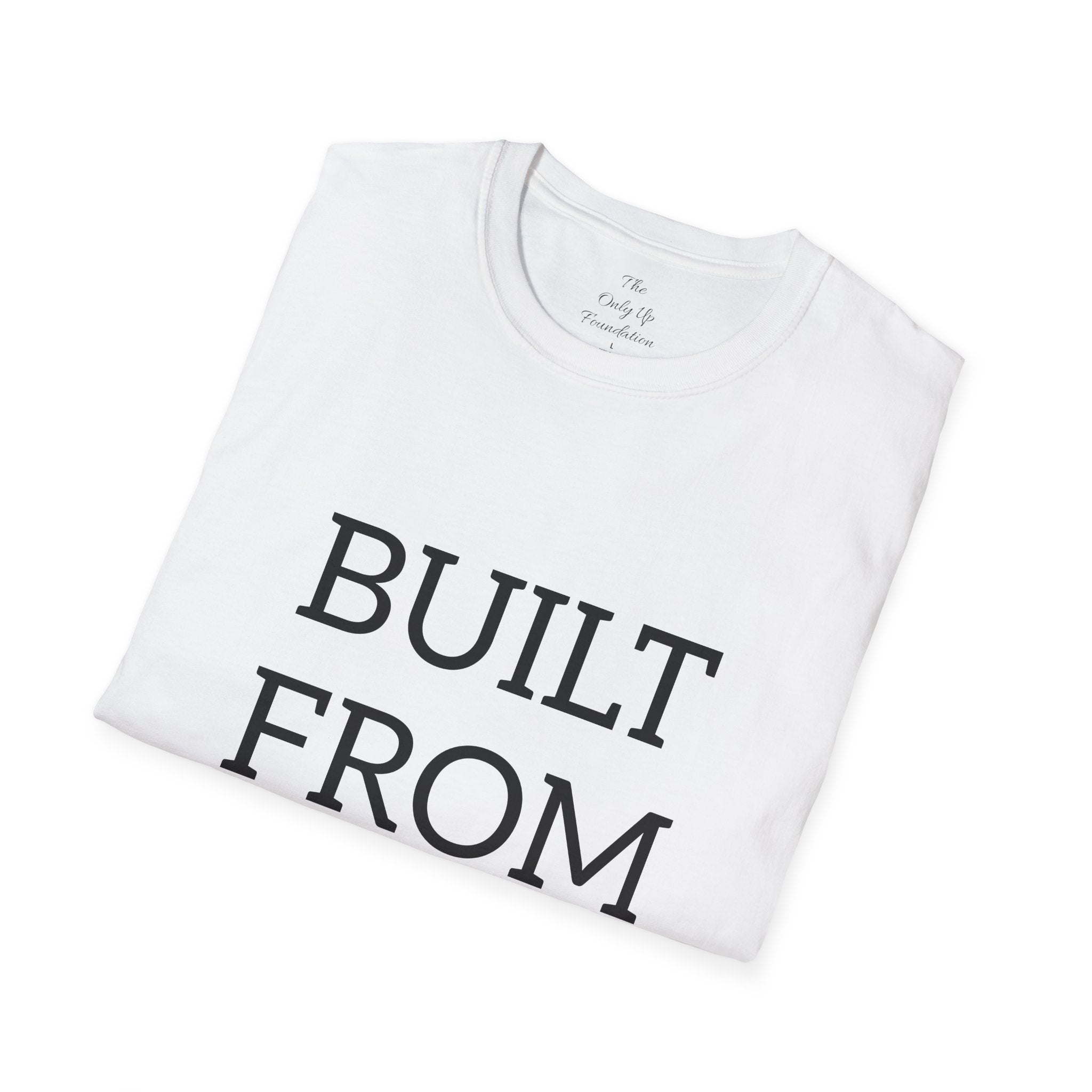 Motivational 'Built From Within' T-Shirt — Gritty Inspirational Tee