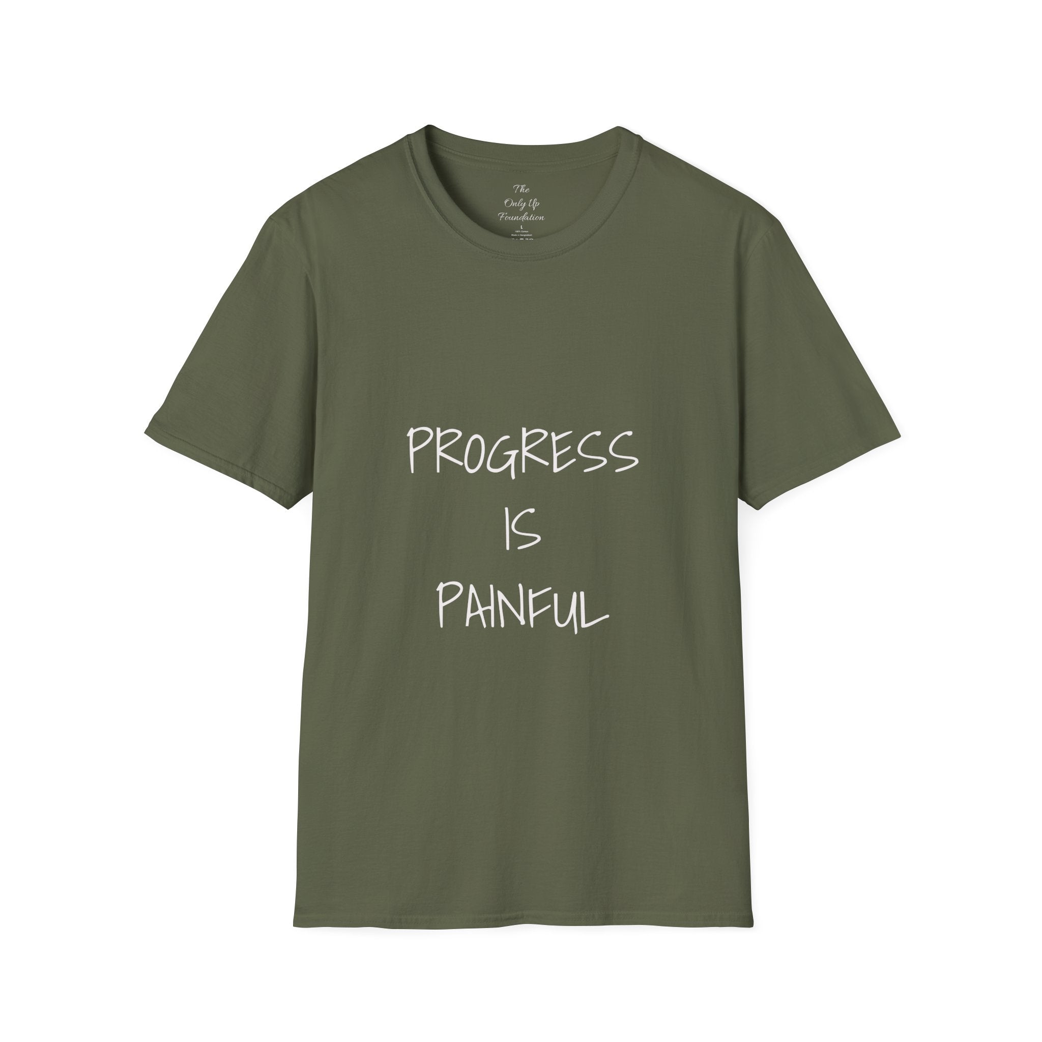 Progress Is Painful Motivational T-Shirt — Humble Growth Quote