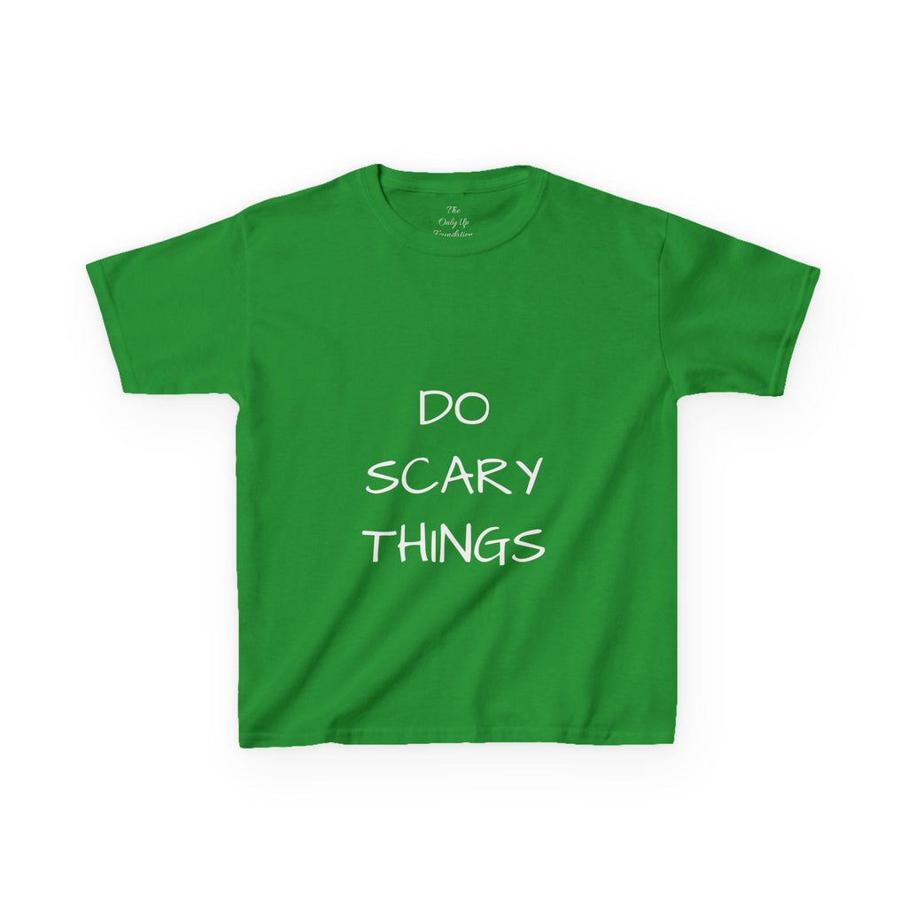 Do Scary Things Kids T-Shirt — Motivational Brave Kids Tee