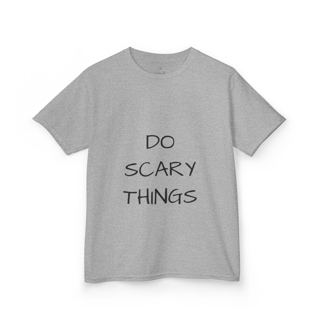 Do Scary Things Kids T-Shirt — Motivational Brave Kids Tee