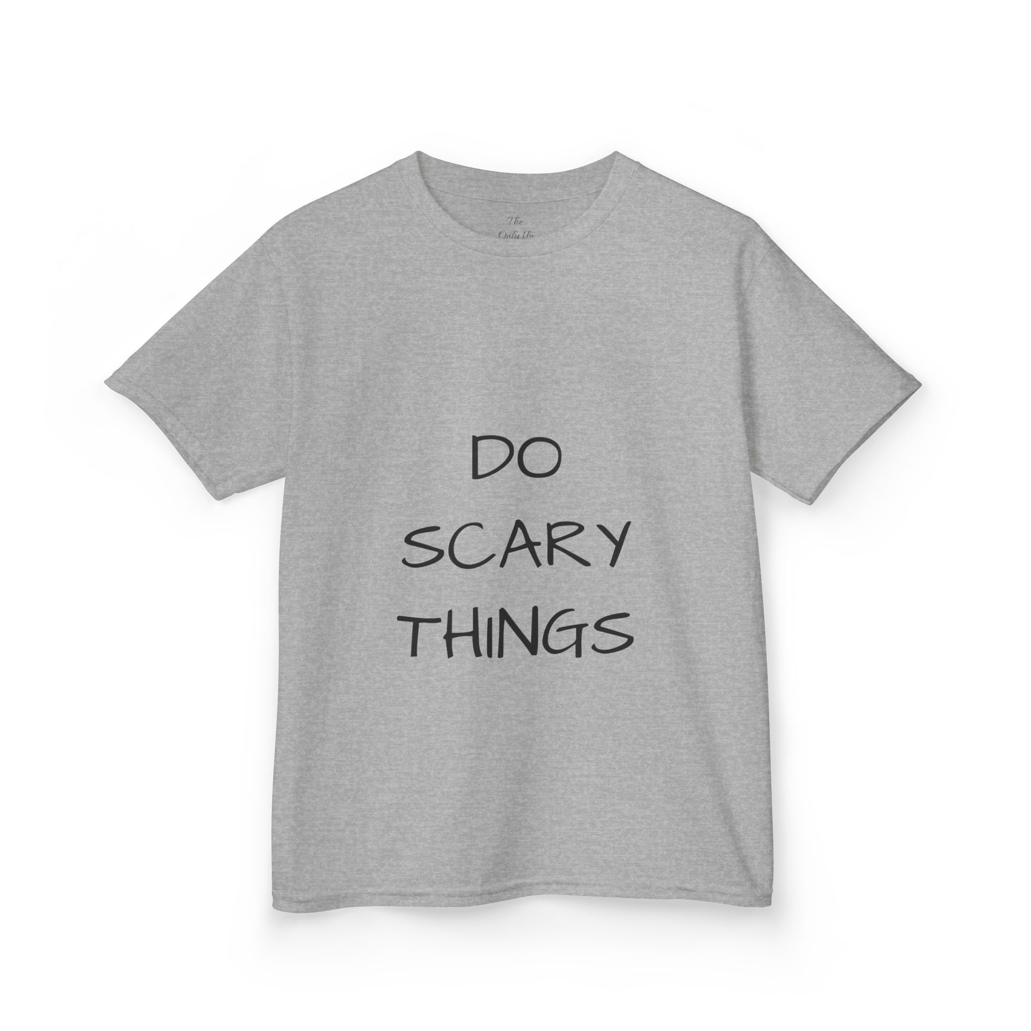 Do Scary Things Kids T-Shirt — Motivational Brave Kids Tee