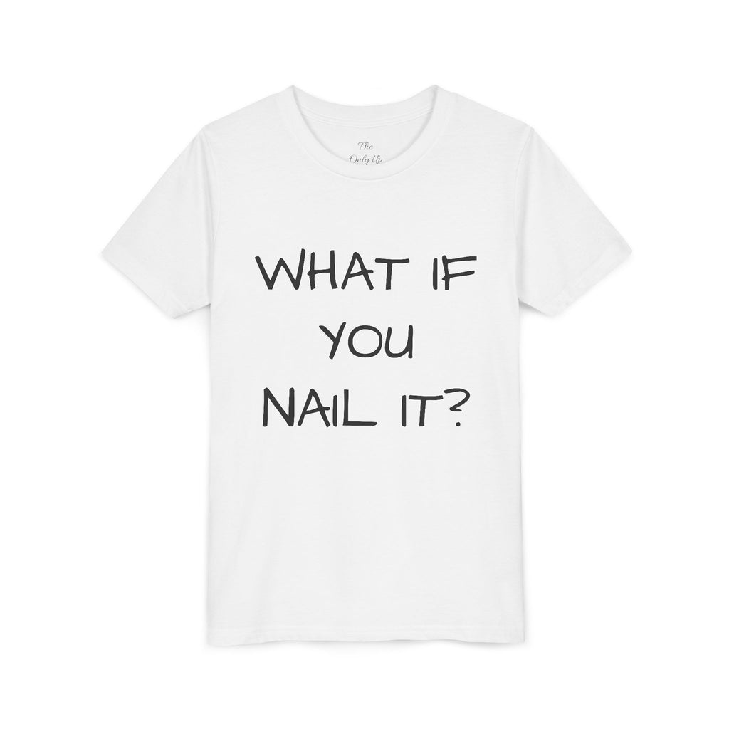 Motivational Funny Kids T-Shirt — Inspiring Youth Short Sleeve Tee