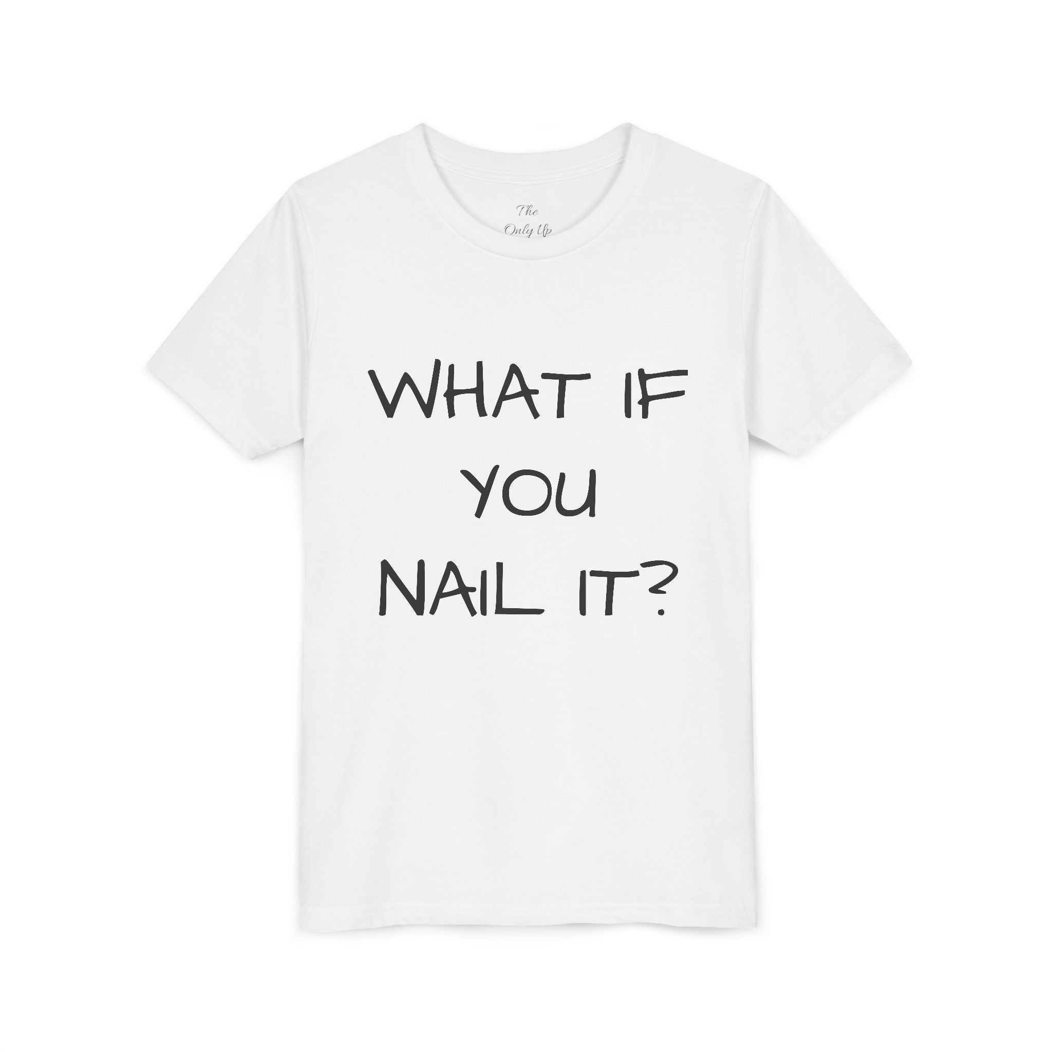 Motivational Funny Kids T-Shirt — Inspiring Youth Short Sleeve Tee