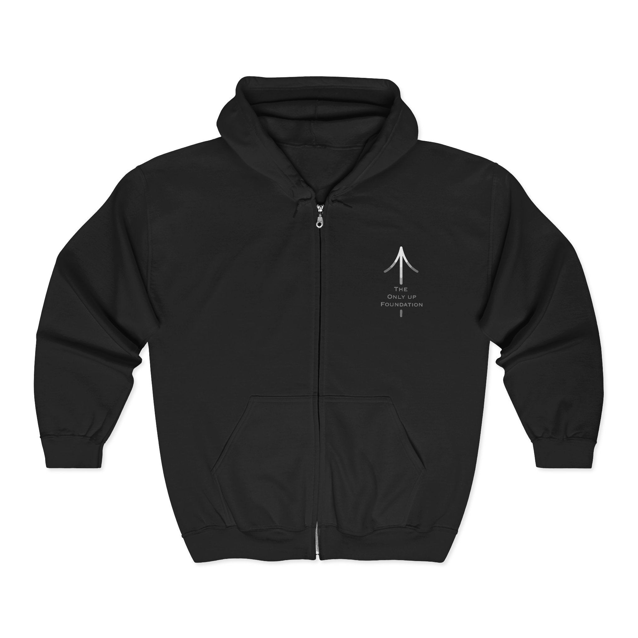 Earn Your Peace Motivational Hoodie — Inspirational Zip-Up Sweatshirt