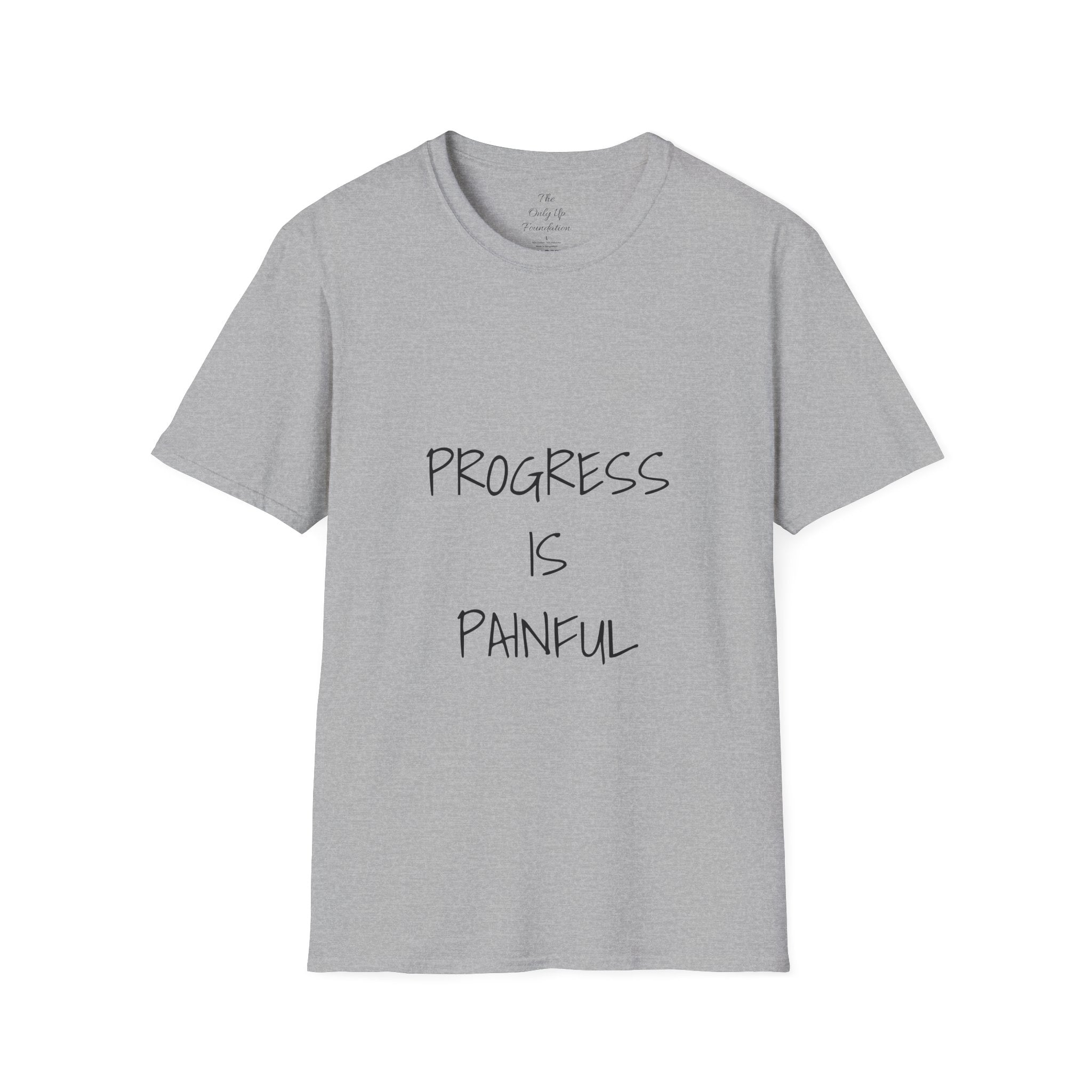 Progress Is Painful Motivational T-Shirt — Humble Growth Quote
