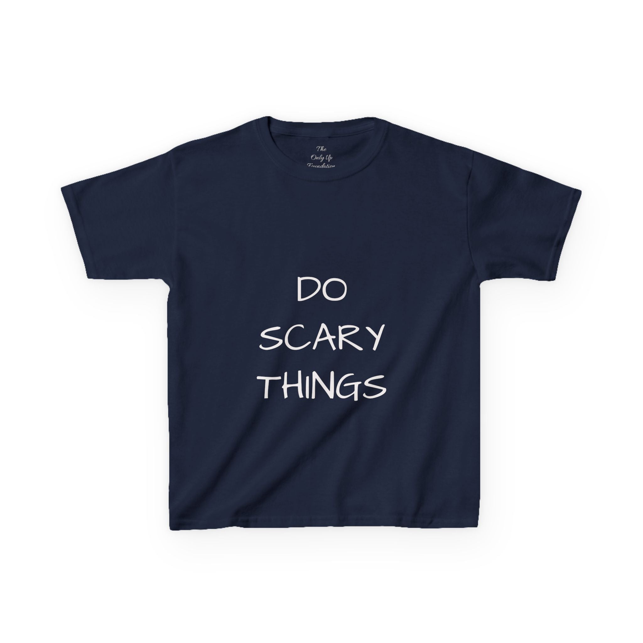 Do Scary Things Kids T-Shirt — Motivational Brave Kids Tee