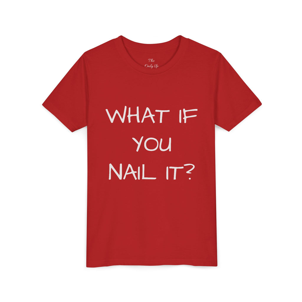 Motivational Funny Kids T-Shirt — Inspiring Youth Short Sleeve Tee