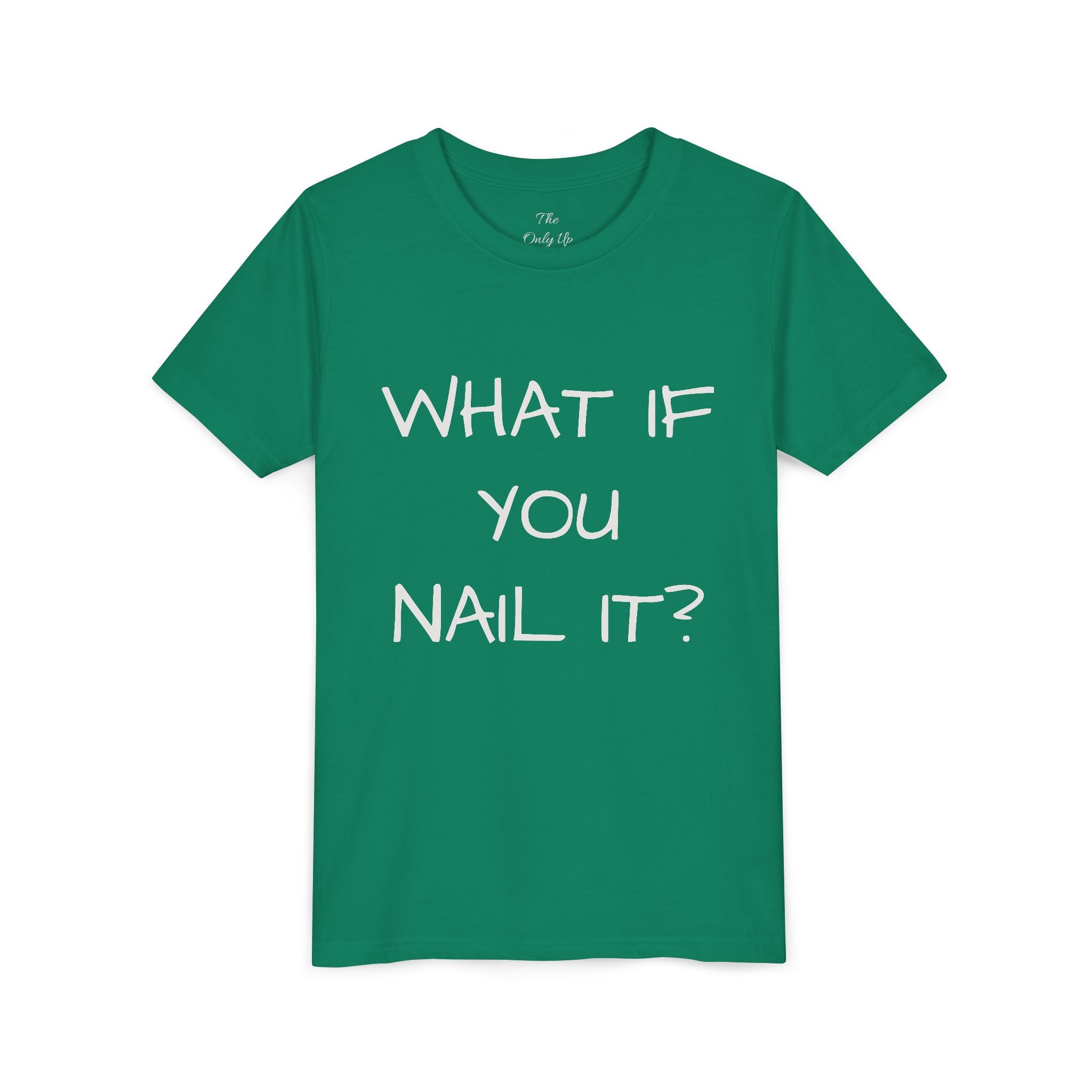 Motivational Funny Kids T-Shirt — Inspiring Youth Short Sleeve Tee
